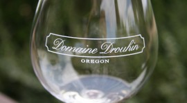 verre du Domaine Drouhin en Oregon USA