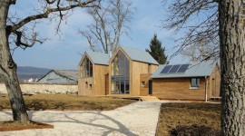 Maison bioclimatique Chantier du Pot de fer crédit :  Atelier Zéro Carbone